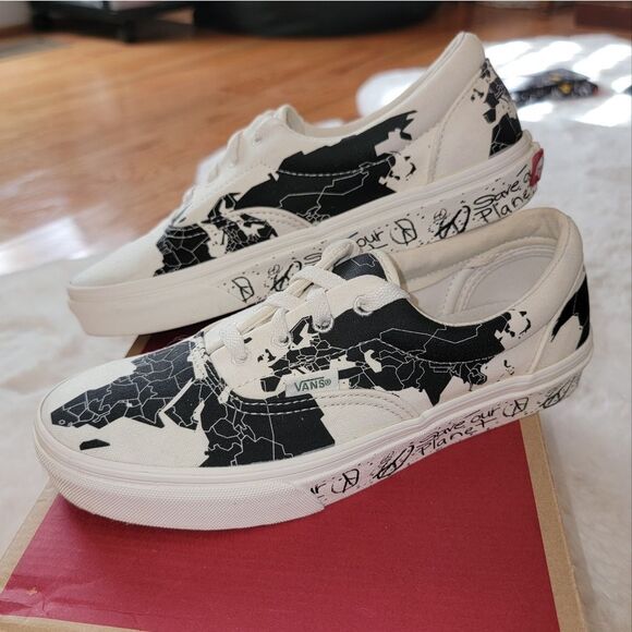 Vans Shoes - Vans Era x Save Our Planet Classic Global Peace Low Shoes 🌎 Men 5.5 Women 7